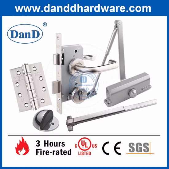 Ручка входной двери из нержавеющей стали, золотого и серебряного цвета для гостиничных апартаментов