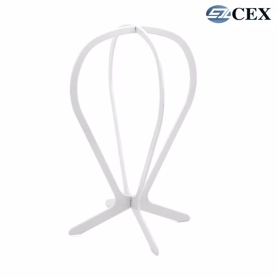 Индивидуальные дешевые цены OEM литья под давлением пластиковый складной кронштейн для дисплея парика