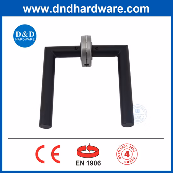 Мебель из европейского цинка в американском стиле или черная дверная ручка Фурнитура для замка из нержавеющей стали En1906: 2012 Образец ручки рычага проходной двери на заказ